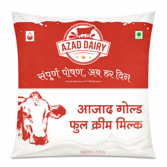 Azad Gold Full Cream Milk- 500ml